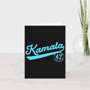 Carte Kamala Athletic Team 47ème Président Pour Le Peupl