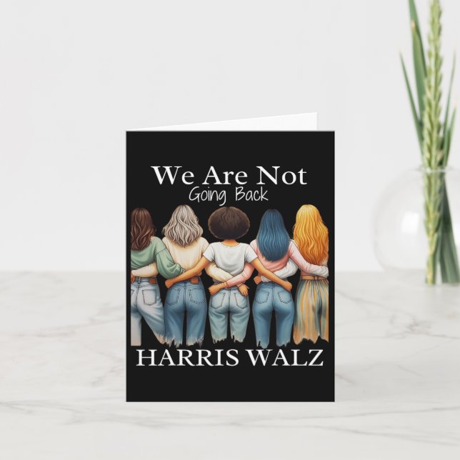 Carte Kamala Haris Waltz 2024 Madame la Présidente Nous  (Devant)