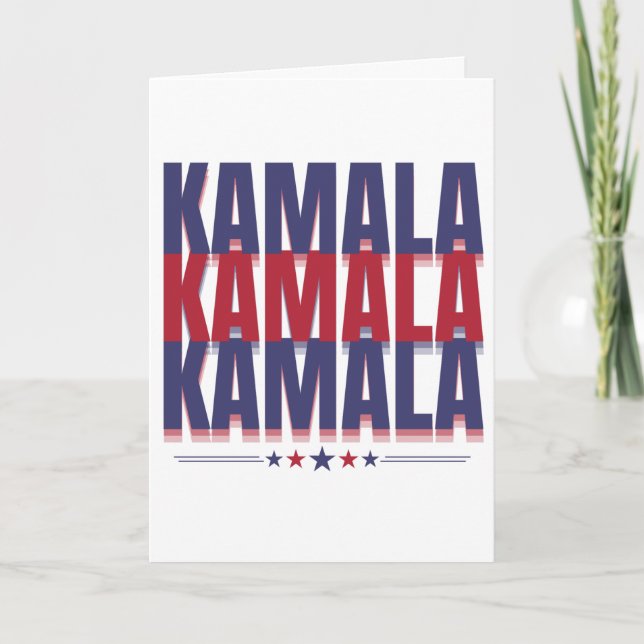 Carte Kamala Harris 2024 (Devant)