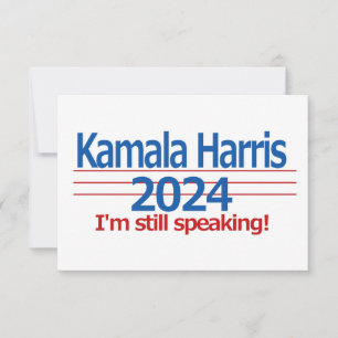 Carte Kamala Harris 2024 Je parle toujours !