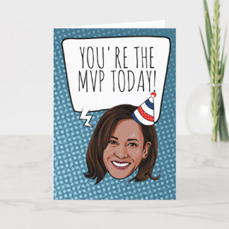 Carte Kamala Harris Anniversaire : Vous êtes le PVM aujo