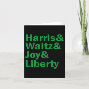 Carte Kamala Harris Et Waltz Joy Liberty Drôle