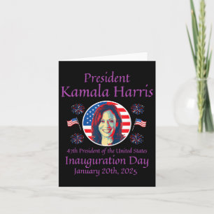 Carte Kamala Harris Inauguration 2025 Memorabilia 1