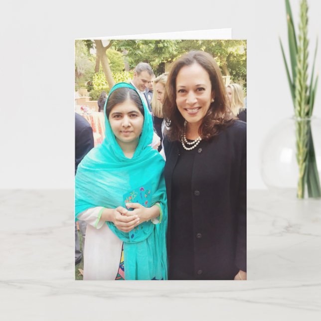 Carte Kamala Harris & Malala Yousafzai (Devant)