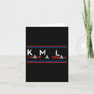 Carte Kamala Harris Mlk Kml J'Ai Un Pres Électorale De R