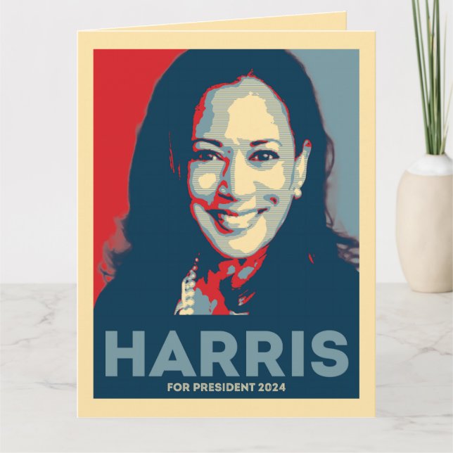 Carte Kamala Harris pour le président 2024 - Hope (Devant)