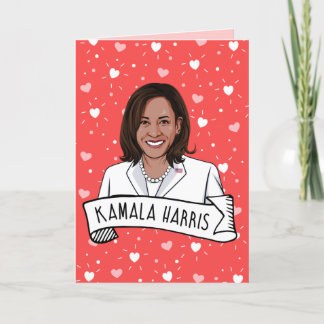 Carte Kamala Harris Saint-Valentin