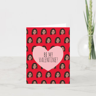 Carte KAMALA HARRIS : Soyez ma Saint-Valentin