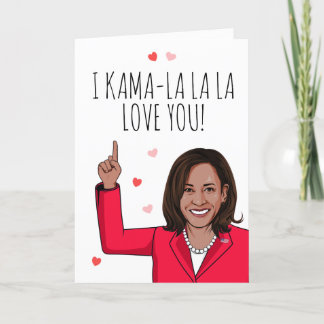 Carte Kamala - Je t'aime Kama-la-la, Saint Valentin