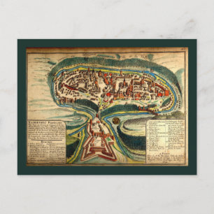 Carte Kamianets Podilskyi 1691