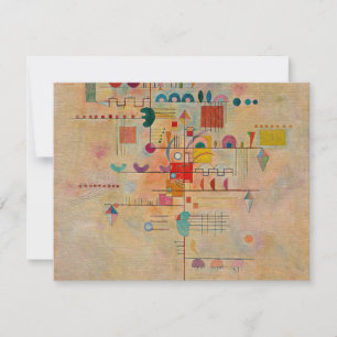 Carte Kandinsky - Ascent gracieux, peinture populaire