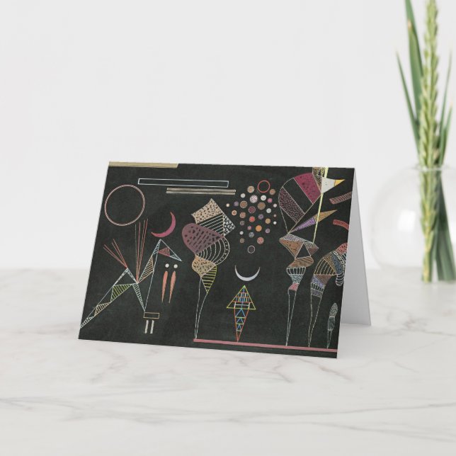 Carte Kandinsky - Etude pour Contrastes Réduits  (Devant)
