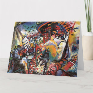 Carte Kandinsky Moscou I Cityscape peinture Abstraite