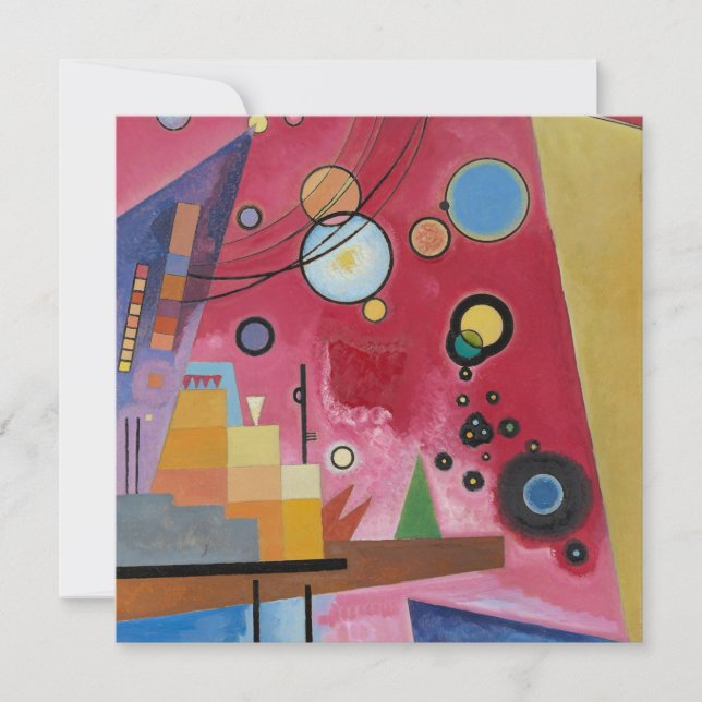 Carte Kandinsky - Rouge lourd (Devant)