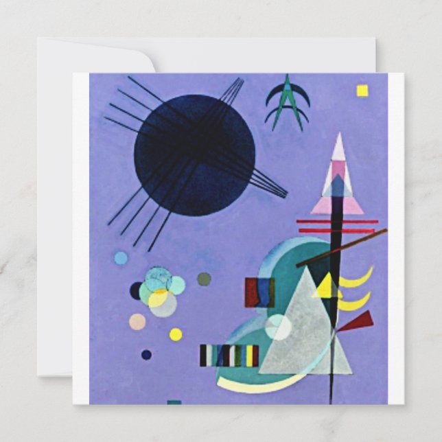 Carte Kandinsky - Vert violet (Devant)