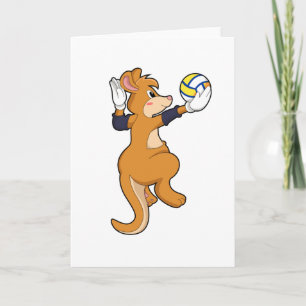 Carte Kangourou au sport de volleyball