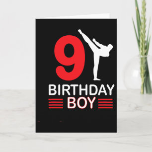 Carte Karate Anniversaire Tee Boy Cadeau Enfants Taekwon