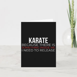 Carte Karate Arts martiaux japonais Shotokan Martial Art
