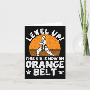 Carte Karate Arts Martiaux Niveau Plus Haut Cet Enfant E
