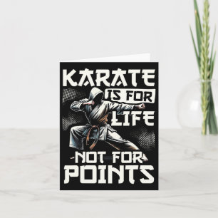 Carte Karaté Drôle Pour Hommes Judo - Karate Est La Vie 