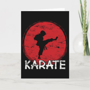 Carte Karate Fighter Boy - Japon - L'enfant fait un coup