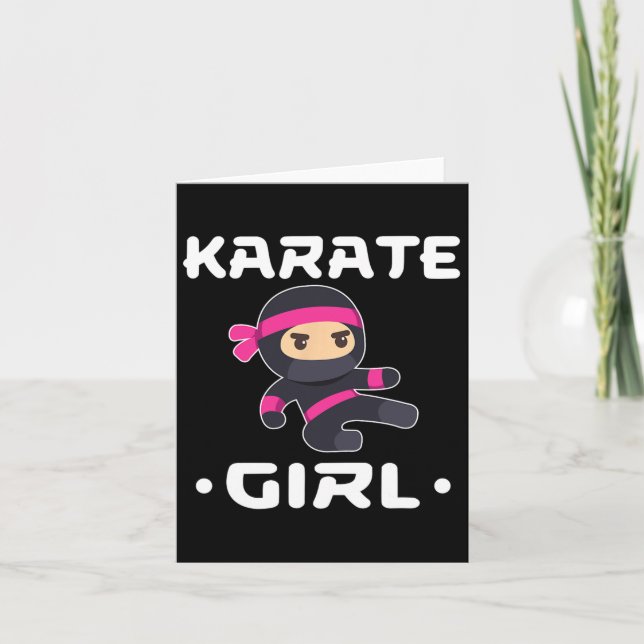 Carte Karate Girl 6 (Devant)