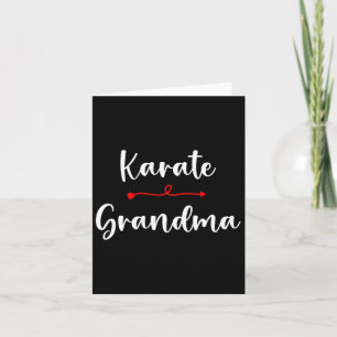 Carte Karate Grandma Pour Karate Sport Fête Des Mères