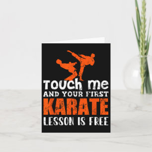 Carte Karate Karate Karate Karate Pour Enfants Karate Ra