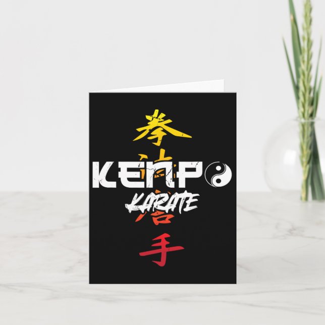 Carte Karate Kenpo (Devant)