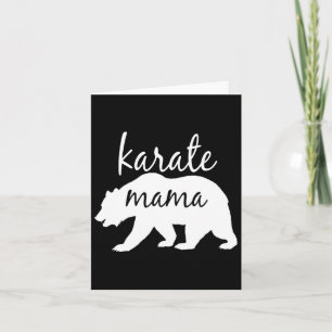 Carte Karate Maman T Shirt Cadeau Parfait Pour Maman Fem
