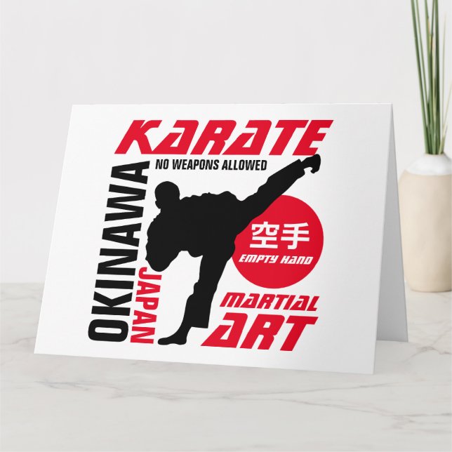 Carte Karate Man (Devant)
