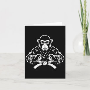 Carte Karate Monkey Dessin Kickboxing Jiu-jitsu Mixed ma