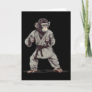 Carte Karaté Monkey Kickboxing Judo Jiu-jitsu Mma Arts M