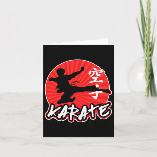Carte Karate Sumide Kick Japonais
