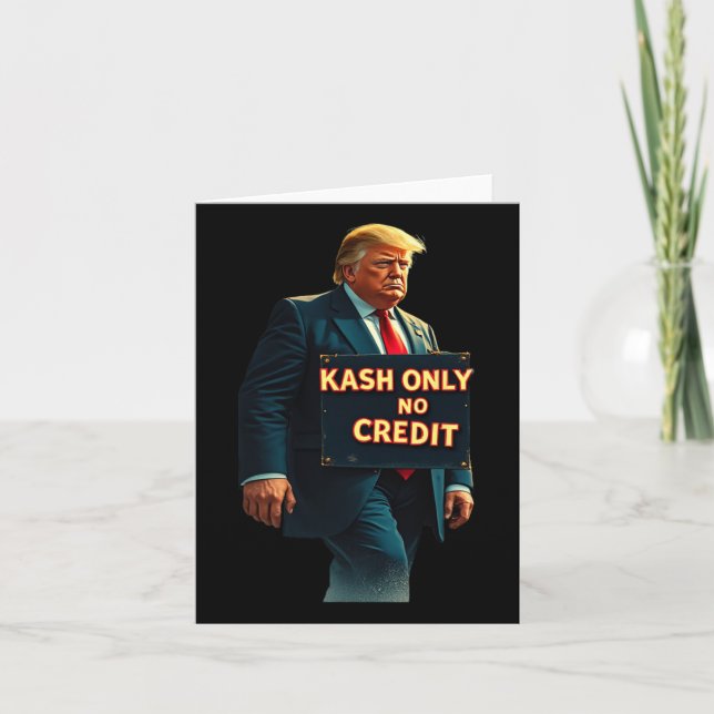 Carte Kash seulement pas de crédit Donald Trump (Devant)