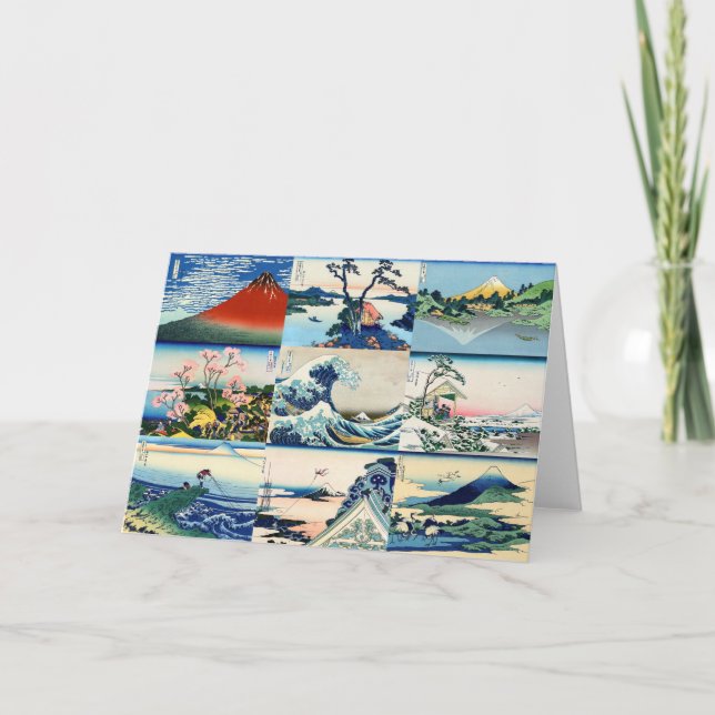 Carte Katsushika Hokusai - 36 Vues de la sélection du Mo (Devant)