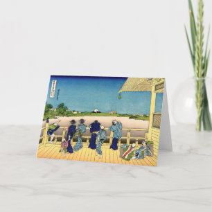 Carte Katsushika Hokusai - Salle de Sazai, Temple 500 Ra