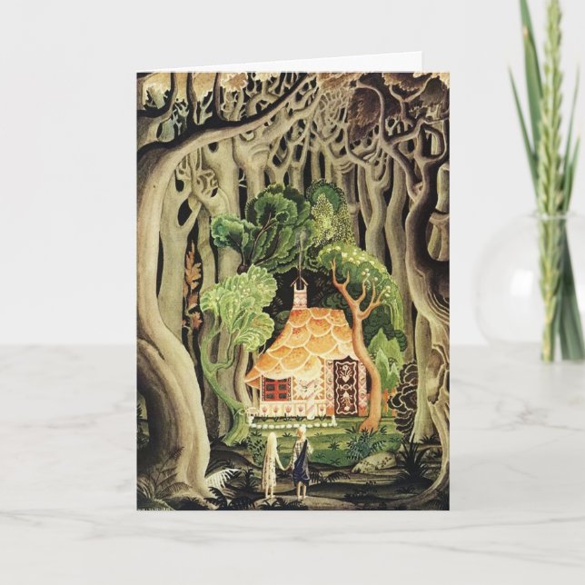 Carte Kay Nielsen Hansel et Gretel (Devant)