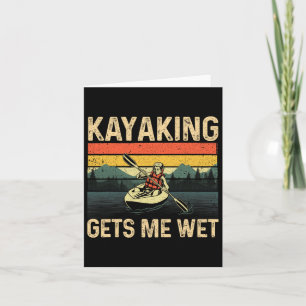 Carte Kayak Art Drôle Pour Hommes Femmes Kayak Lover Kay