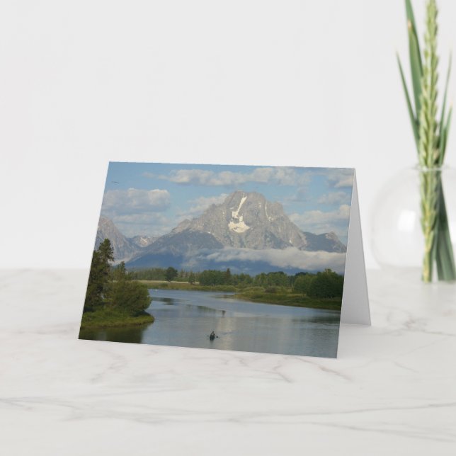 Carte Kayak dans le Parc national de Grand Teton (Devant)