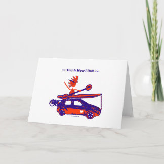 Carte Kayak On Car - Voici comment je roule !