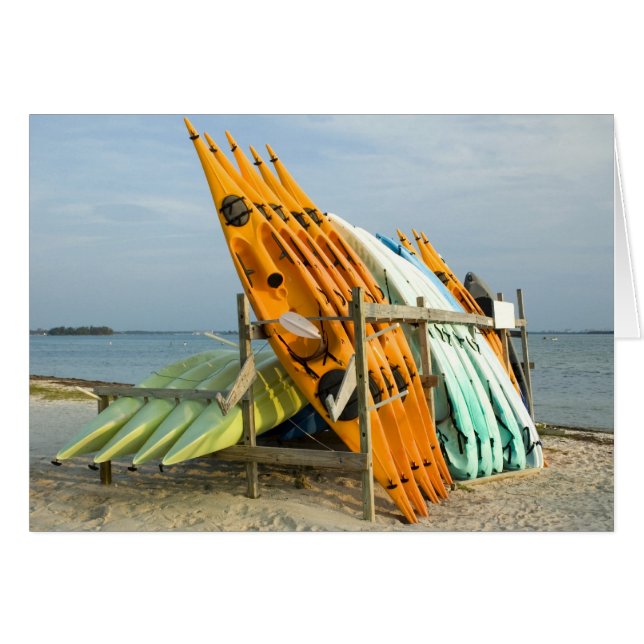 Carte Kayaks prêt pour les pagayeurs (Devant horizontal)