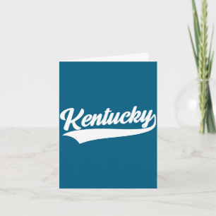 Carte Kentucky - conception de style rétro - classique