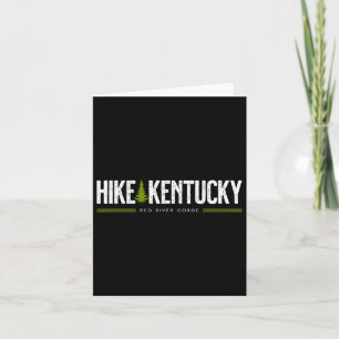 Carte Kentucky Ky Red River Gorge Hike Tree Retro Graphi