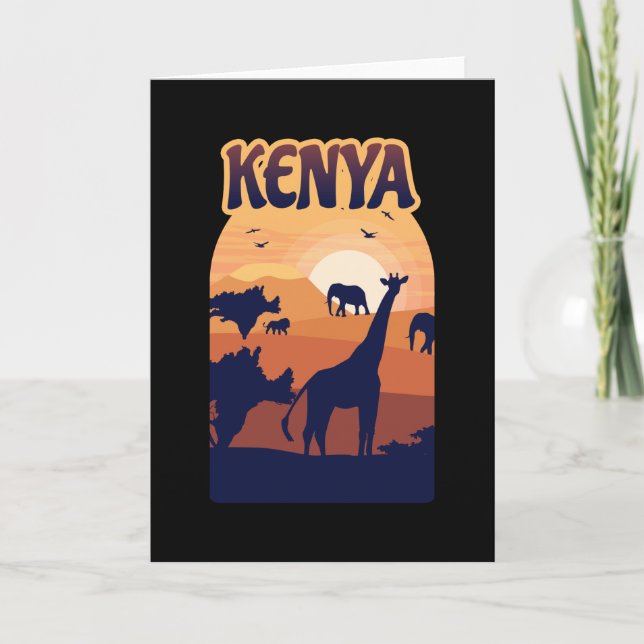 Carte Kenya (Devant)