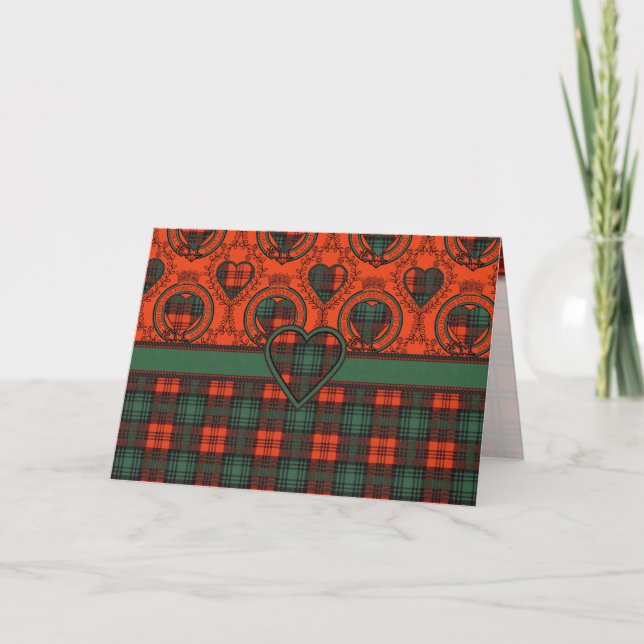 Carte Kerr Scottish Tartan (Devant)