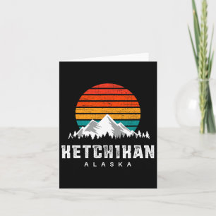 Carte Ketchikan Alaska Mountain Scene Et Randonnée