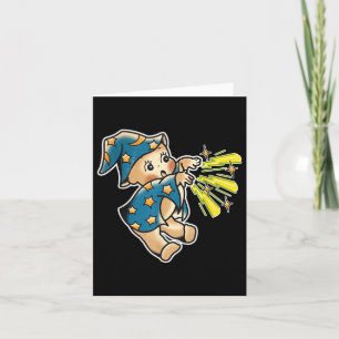 Carte Kewpie Baby Wizard traditionnel Tattoo Flash