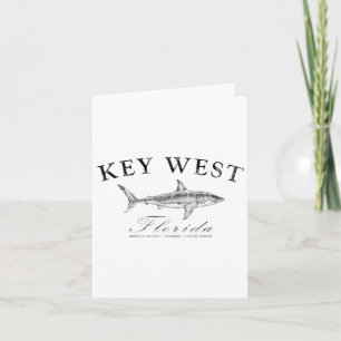 Carte Key West Shark Tee Pour La Pêche Plongée Et