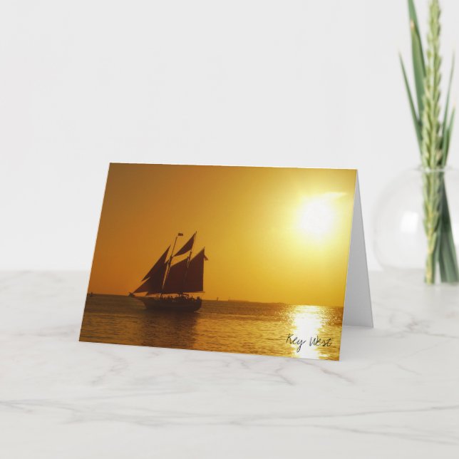 Carte Key West Sunset (Devant)